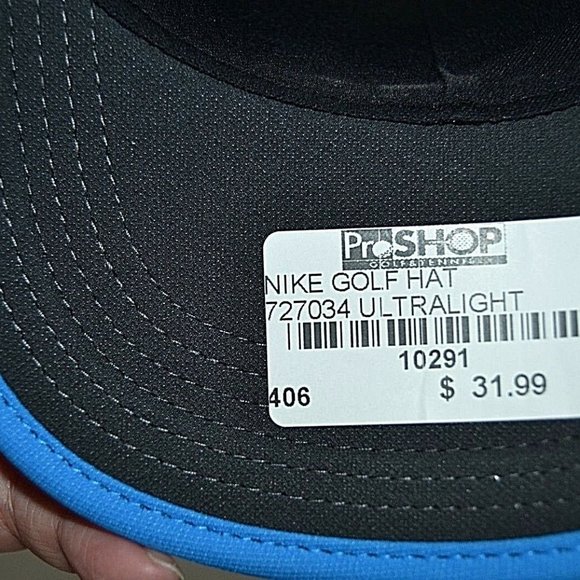 Nike Bright Blue Ultra Light Golf Baseball Cap NW - Picture 7 of 8